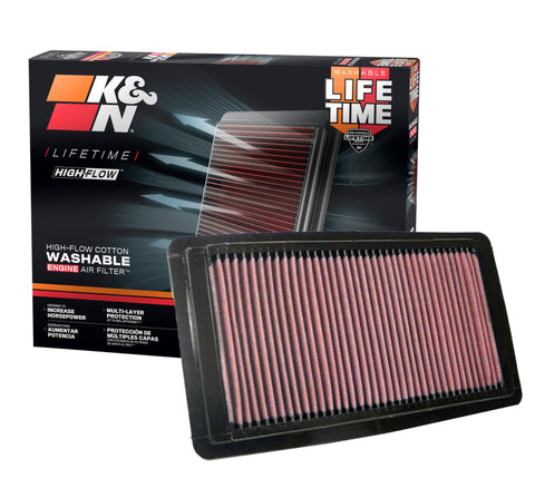 K&N 05-10 Honda Odyssey / 09-10 Pilot V6-3.5L Drop In Air Filter - 33-2309