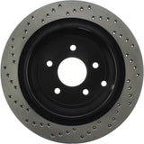 StopTech 03-12 Infiniti FX35 Drilled Sport Left Rear Cryo Rotor - 128.42078CL
