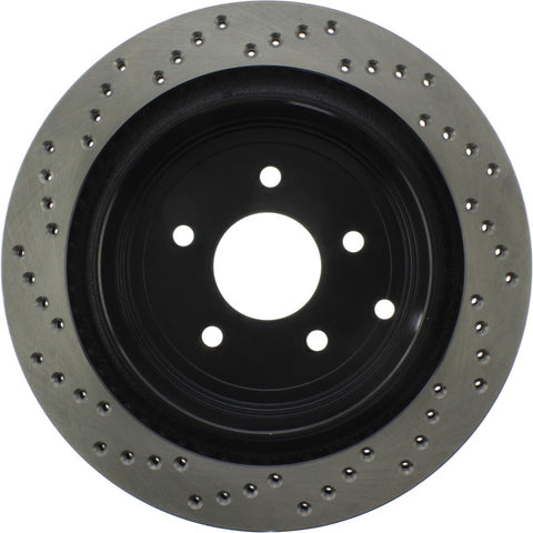 StopTech 03-12 Infiniti FX35 Drilled Sport Left Rear Cryo Rotor - 128.42078CL