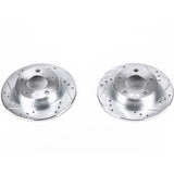 Power Stop 98-04 Audi A6 Quattro Rear Evolution Drilled & Slotted Rotors - Pair - EBR658XPR