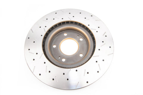 DBA 03-05 Evo 8/9 Front Drilled & Slotted 4000 Series Rotor - 4418XS
