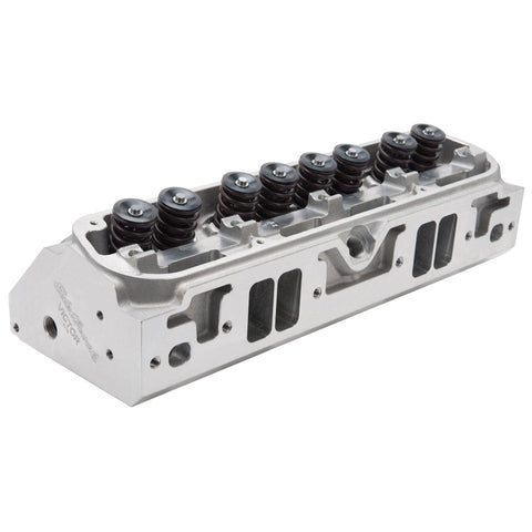 Edelbrock Cylinder Head SB Chrysler Victor In-Line 16 Complete w/ Solid Roller Springs - 61729