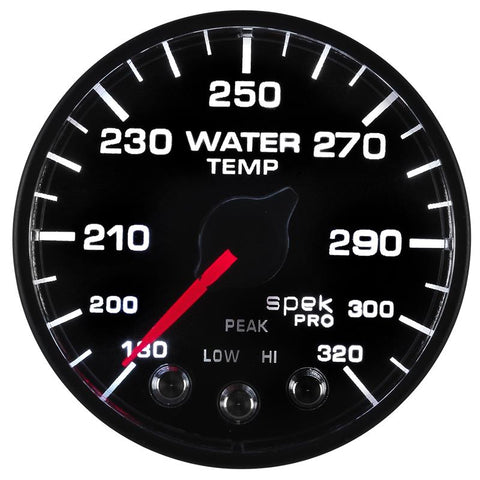 Autometer Spek-Pro - Nascar 2-1/16in Water Temp 180- 320F Bfb Ecu - P552328-N1