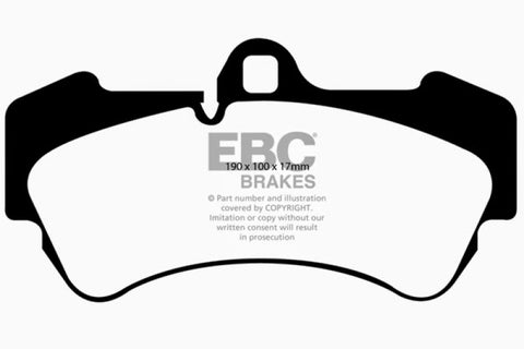 EBC 04-06 Porsche Cayenne 3.2L Bluestuff Front Brake Pads - DP51521NDX