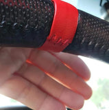 BuiltRight Industries 09-14 Ford Raptor Steering Wheel Stripe Kit - Red - 108001