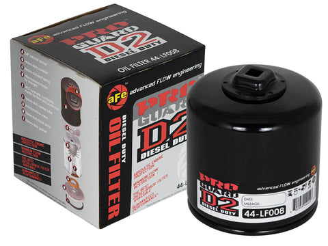 aFe Pro GUARD D2 Oil Filter 93-11 Ford Gas Trucks V8 4.6L/5.4L/5.8L (4 Pack) - 44-LF008-MB