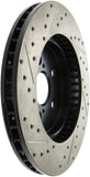 StopTech 04 Lexus RX330 SportStop Slotted & Drilled Left Rear Rotor - 127.44130L