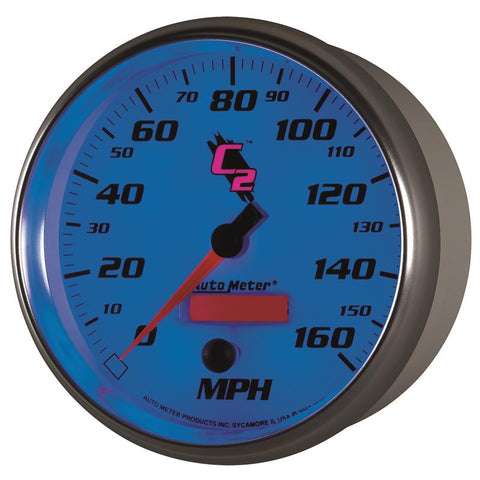 Autometer C2 5 inch 160MPH In-Dash Electronic Programmable Speedometer - 7289