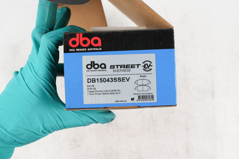 DBA 19-22 Toyota Corolla Hatchback Front SSEV Street Series Brake Pads - DB15043SSEV