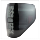 Spyder Ford F150 09-14 LED Tail Lights Black Smoke ALT-YD-FF15009-LED-BSM - 5078148