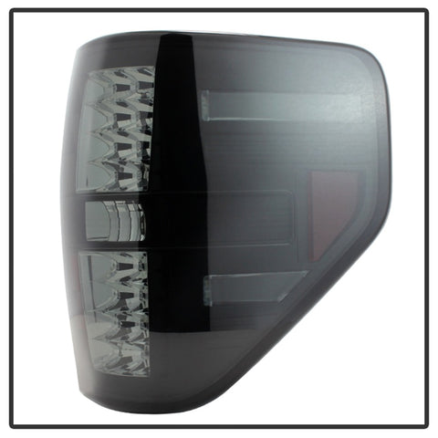 Spyder Ford F150 09-14 LED Tail Lights Black Smoke ALT-YD-FF15009-LED-BSM - 5078148