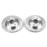 Power Stop 95-98 Nissan 200SX Front Evolution Drilled & Slotted Rotors - Pair - JBR753XPR