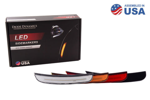 Diode Dynamics 15-21 Dodge Charger LED Sidemarkers for - Smoked (set) - DD5112