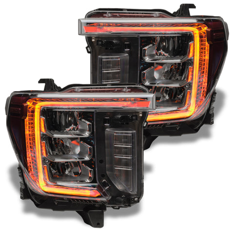 Oracle 20-21 GMC Sierra 2500/3500 HD RGB+W Headlight DRL Kit - ColorSHIFT w/o Controller - 1451-334