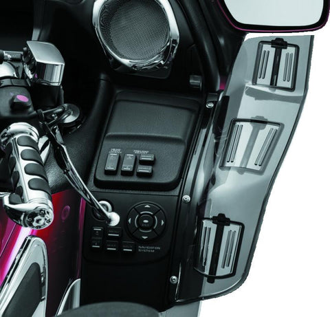 Kuryakyn Dragon Wings 01-17 Honda GL1800 Models Smoke - 8939