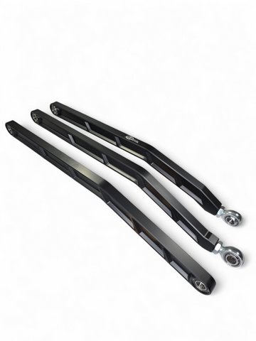 Elektric Offroad 2017+ Can Am Maverick X3 Volt Billet Radius Rods Anodized Black RS 72In Model Only - SUS210001-B