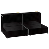 Tradesman Aluminum Twin L-Shape Liquid Storage Tank (96 Gallon Capacity) - Black - 73296