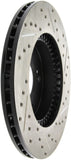 StopTech 97-01 Acura Integra Type R / 97-01 Honda CR-V Slotted & Drilled Right Front Rotor - 127.40026R