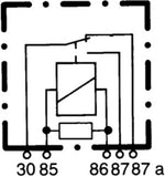 Hella Relay Micro Iso 5 Pole 12V Spst Res - 965453041