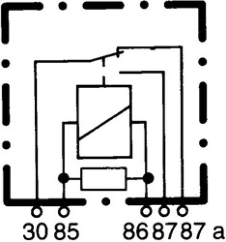 Hella Relay Micro Iso 5 Pole 12V Spst Res - 965453041