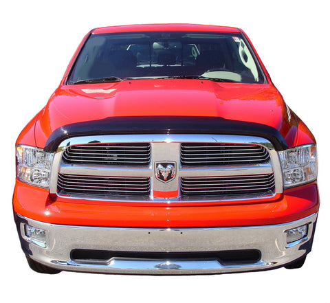 AVS 09-18 Dodge RAM 1500 (Excl. Rebel Models) High Profile Bugflector II Hood Shield - Smoke - 25045