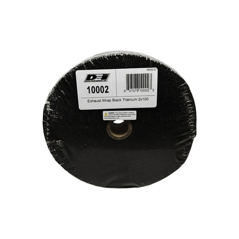 DEI Exhaust Wrap 2in x 100ft - Titanium - Black - 10002