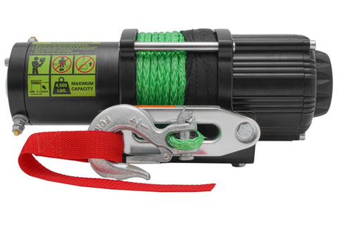 Voodoo Offroad Summoner 4500lb UTV Winch w/ 50ft Synthetic Rope - P000025
