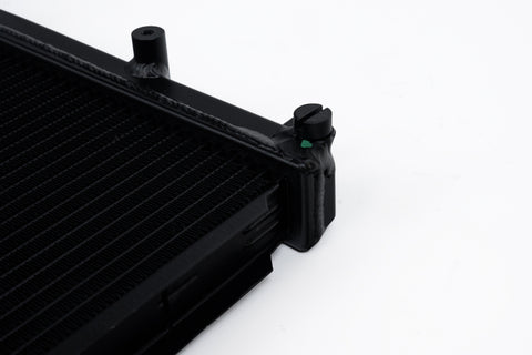 CSF 08-21 Subaru WRX/STI 2-Row 42mm Race-Spec All Aluminum Radiator - Black - 7095B