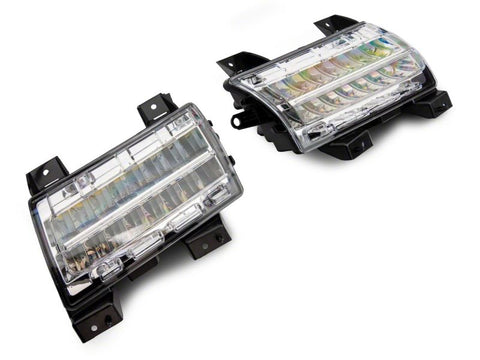 Raxiom 18-23 Jeep Wrangler JL Sport Axial Series Sequential LED Parking/Turn Signal Lights- Chrome - J155020-JL