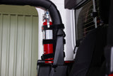 Fishbone Offroad Padded Roll Bar Black Fire Extinguisher Holder - FB55154