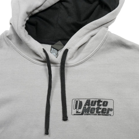 Autometer Gray Competition Pullover Hoodie - Adult XL - 0449XL