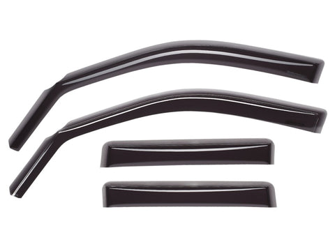 WeatherTech 94-01 Dodge Ram Full Size Pickup - Quad Fr and Rr Side Window Deflectors - Dark Smoke - 86027