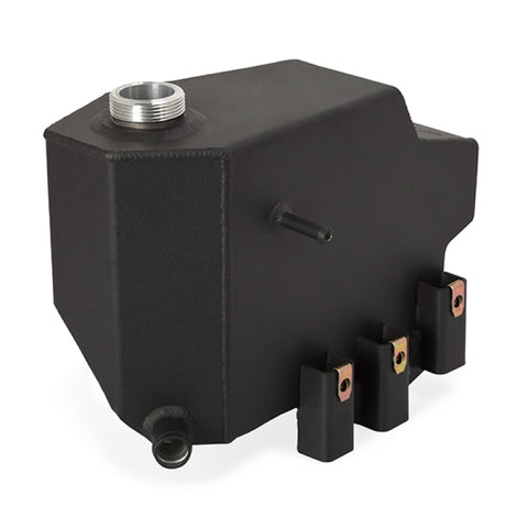 Mishimoto 08-10 Ford 6.4L Powerstroke Aluminum Degas Tank - Micro-Wrinkle Black - MMRT-F2D-08EMWBK