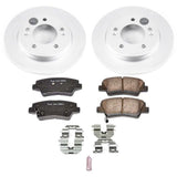 Power Stop 17-19 Hyundai Elantra Rear Z17 Evolution Geomet Coated Brake Kit - CRK7904