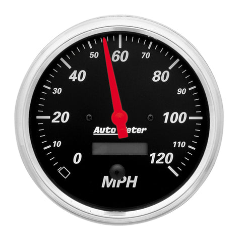 Autometer Designer Black 1969 Camaro Dash Kit 6pc Tach / MPH / Fuel / Oil / WTMP / Volt - 7021-DB
