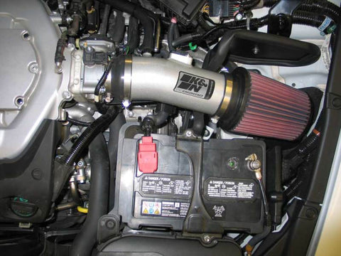K&N 08 Honda Accord 3.5L-V6 Silver Typhoon Short Ram Intake - 69-1210TS