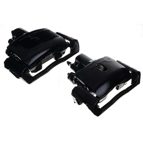 Power Stop 11-18 Ram 1500 Rear Black Calipers - Pair (w/Bracket) - S4836BLK