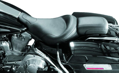 Mustang 97-07 Harley Electra Glide, Road Glide Harley Standard Touring Solo Seat - Black - 75353