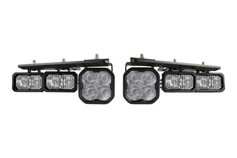 Diode Dynamics 21-Up Ford Bronco Stage Series Fog Pocket Kit - Yellow Max - DD7183