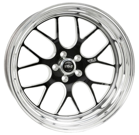 Weld S77 20x12 / 5x120mm BP / 4.4in. BS Black Wheel (Medium Pad) - Non-Beadlock - 77MB0120N44A