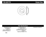 StopTech 03-04 Infiniti G35 / 03-05 G35X / 03-05 Nissan 350Z Cross Drilled Right Rear Rotor - 128.42077R