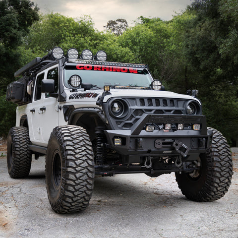Go Rhino Xplor Blackout Combo Series Dbl Row LED Light Bar w/Amber (Side/Track Mount) 40in. - Blk - 754004012CDS