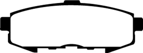 EBC 04-06 Mazda MPV 3.0 Greenstuff Rear Brake Pads - DP61733