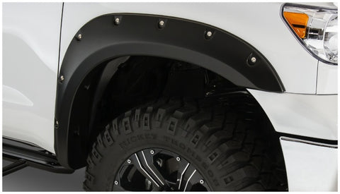 Bushwacker 07-13 Toyota Tundra Fleetside Pocket Style Flares 4pc 97.6/78.7/66.7in Bed - Black - 30911-02