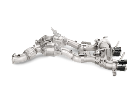 Akrapovic 16-17 Ferrari 488 GTB/488 Spyder Link Pipe Set w/ Cat (SS) - L-FE/SS/1