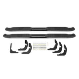 Westin 18-26 Jeep Wrangler JL Unlimited 4DR PRO TRAXX 4 Oval Nerf Step Bars - Textured Black - 21-24065