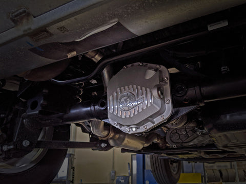 aFe Power Street Series Rear Differential Cover Raw w/Machined Fins 18-21 Jeep Wrangler JL Dana M200 - 46-71090A