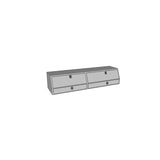 Westin/Brute Contractor TopSider 88in w/ Drawers & Doors - Aluminum - 80-TBS200-88D-BD