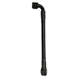 Fragola -10AN PTFE Hose Assembly Straight x 90 16in - 6010-1-2-16BL
