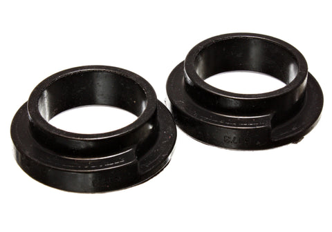Energy Suspension Universal 2 1/8in ID 2 1/2in OD 5/8in H Black Coil Spring Isolators (2 per set) - 9.6119G